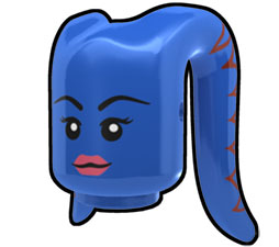 Blue Tentacle Head with Gen Face