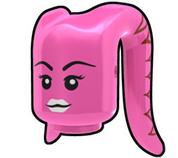 Pink Tentacle Head with Gen Face