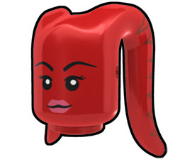 Red Tentacle Head with Gen Face