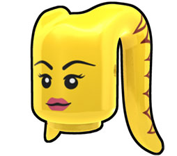 Yellow Tentacle Head with Gen Face