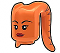 Orange Tentacle Head with Gen Face